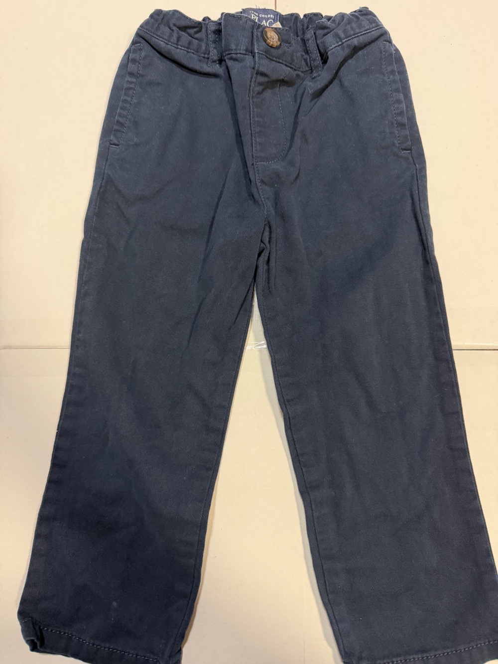 The Children's Place Navy Elastic Waist Chinos